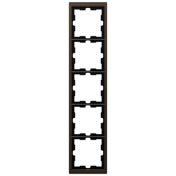 Рамка 5 постов вертикальная Schneider Electric MEG4050-6552 Merten System D