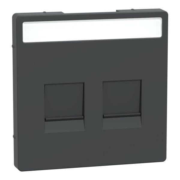 Лицьова панель аудіорозетки Schneider Electric MEG4564-6034 Merten System D