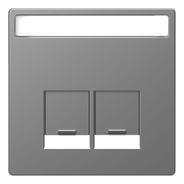 Лицевая панель розетки RJ45 Schneider Electric MEG4574-6036 Merten System D