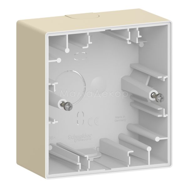 Коробка для зовнішнього монтажу Schneider Electric MTN4014-6533 Merten D-Life