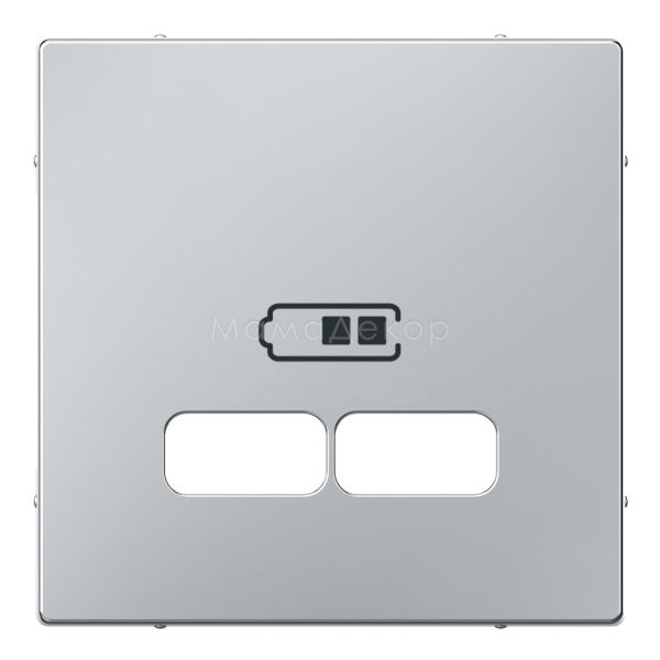 Лицьова панель USB-розетки Schneider Electric MTN4367-0460 Merten System M