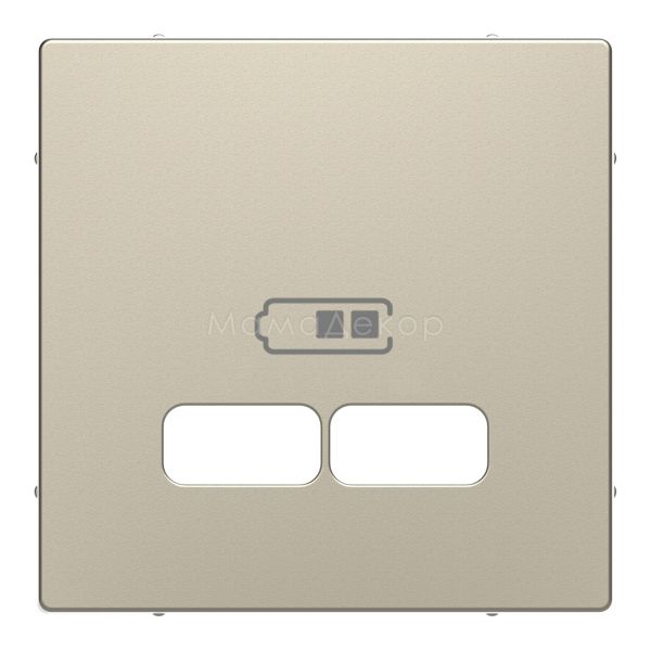 Лицьова панель USB-розетки Schneider Electric MTN4367-6033 Merten D-Life