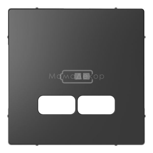 Лицьова панель USB-розетки Schneider Electric MTN4367-6034 Merten D-Life