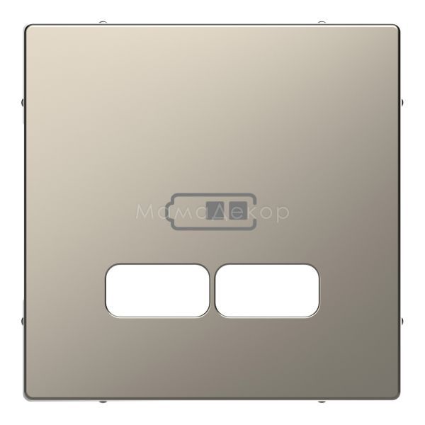 Лицьова панель USB-розетки Schneider Electric MTN4367-6050 Merten D-Life