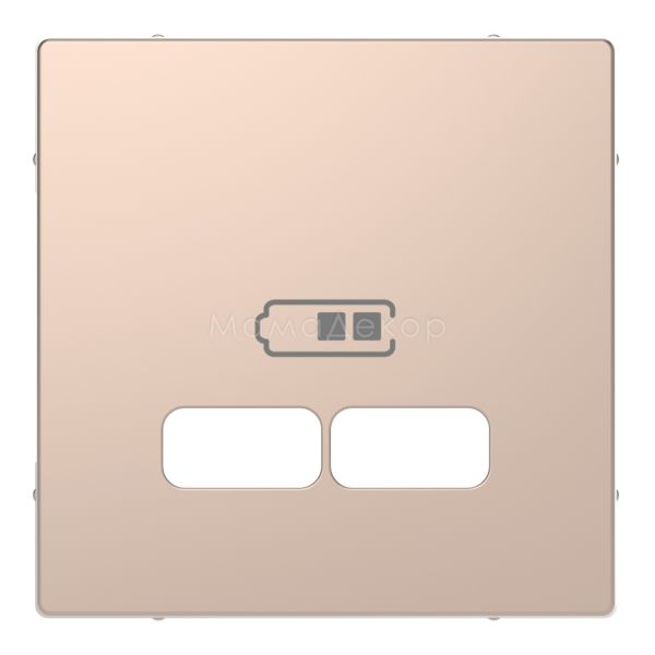 Лицьова панель USB-розетки Schneider Electric MTN4367-6051 Merten D-Life