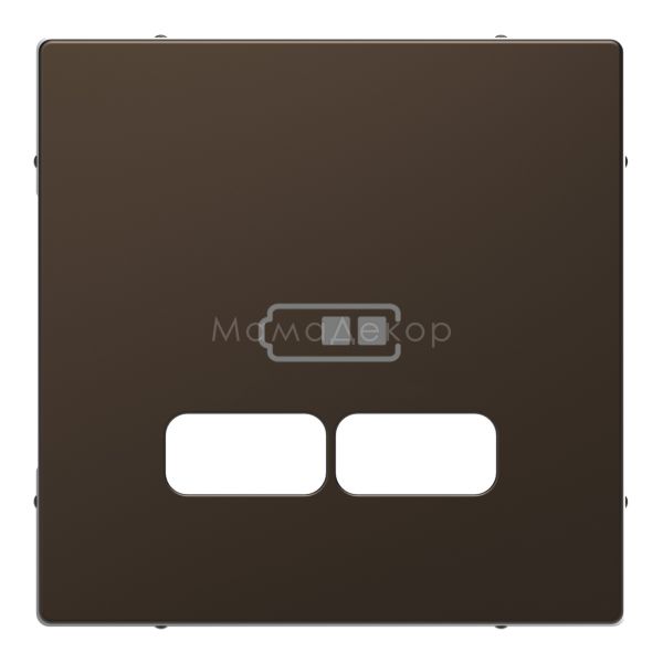 Лицевая панель USB-розетки Schneider Electric MTN4367-6052 Merten D-Life