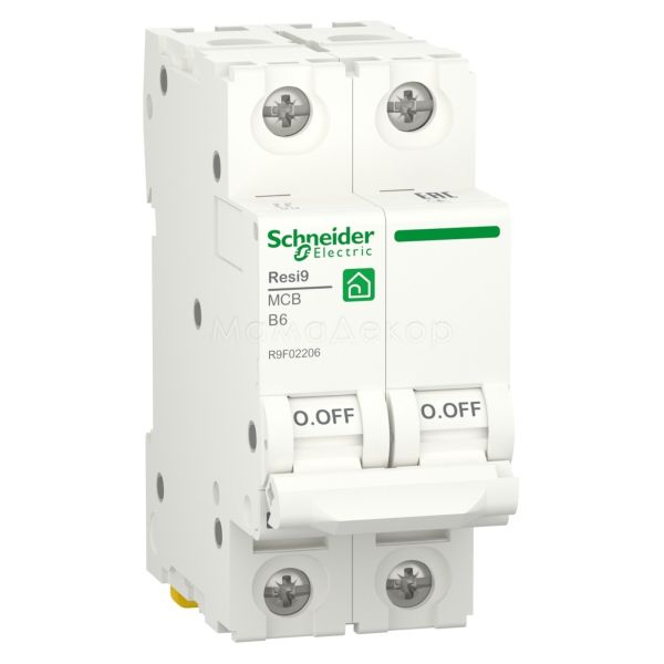 Автоматичний вимикач Schneider Electric R9F02206 Resi9