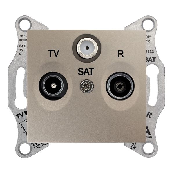 Розетка TV кінцева Schneider Electric SDN3501368 Sedna