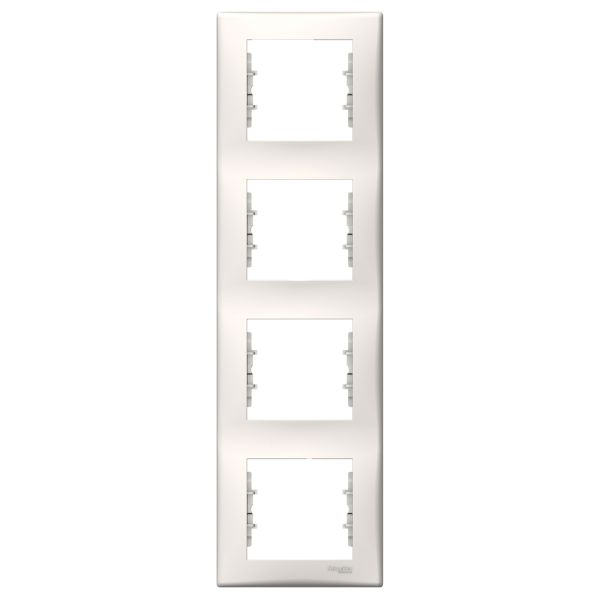 Рамка 4 поста вертикальная Schneider Electric SDN5802023 Sedna