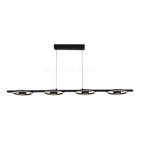 Подвесной светильник Searchlight 32804-4BK Space 4Lt LED Bar Pendant, Black Metal