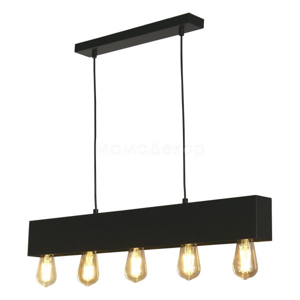 Подвесной светильник Searchlight 51607-5BK Piano - 5Lt Bar Pendant, Matt Black