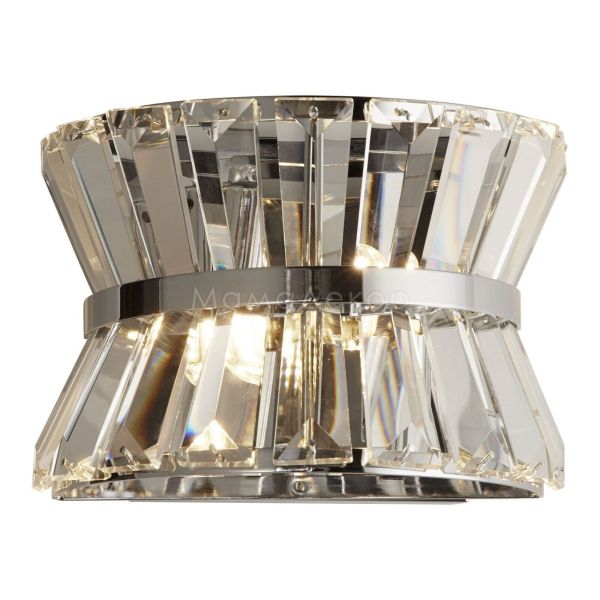 Бра Searchlight 59410-2CC Uptown 2Lt Wall Light - Chrome with Clear Crystal
