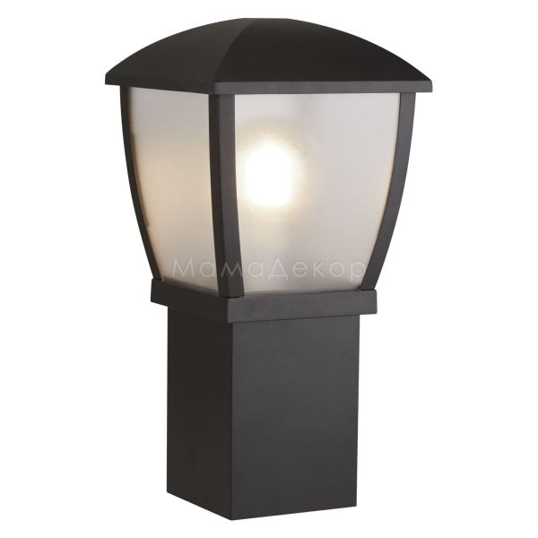 Парковый светильник Searchlight 6591-450 Seattle Outdoor Post - Black & Clear Frosted Panels, IP44