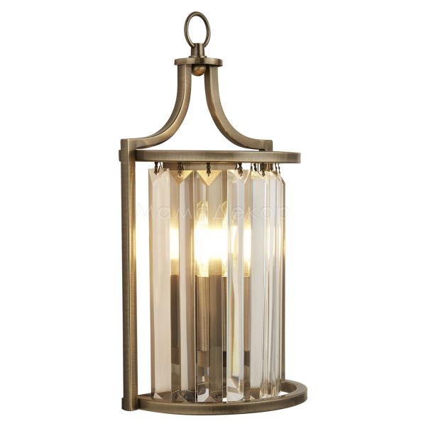 Бра Searchlight 8571AB Victoria Wall Light - Chrome Metal & Clear Crystal