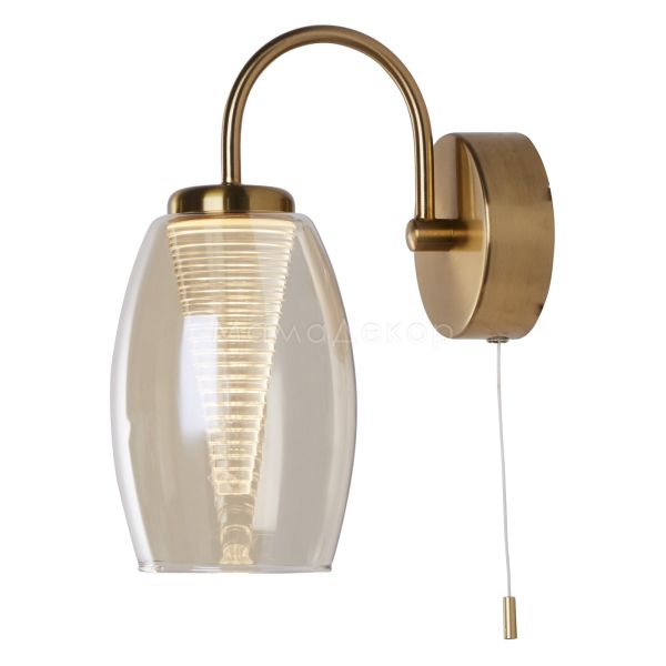 Бра Searchlight 97292-1CP Cyclone Wall Light - Bronze and Champagne Glass