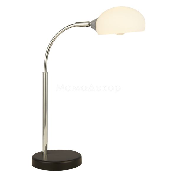 Настольная лампа Searchlight EU3086-1WH Astro Table Lamp - White & Chrome Metal & Opal Glass