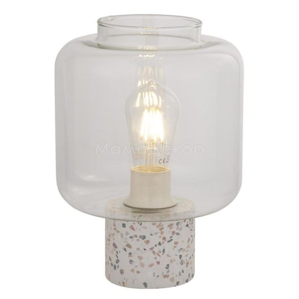 Настільна лампа Searchlight EU60245 Vessel Table Lamp - Terrazzo Base With Glass Shade