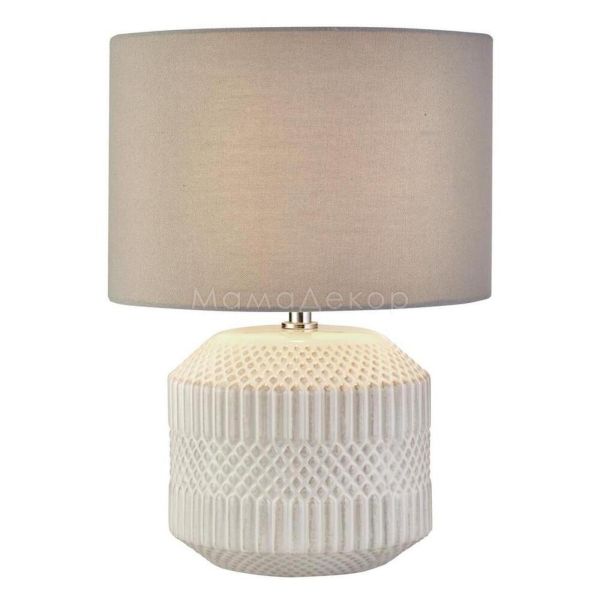 Настільна лампа Searchlight EU60796WH x Marquis Table Lamp - White Textured Ceramic