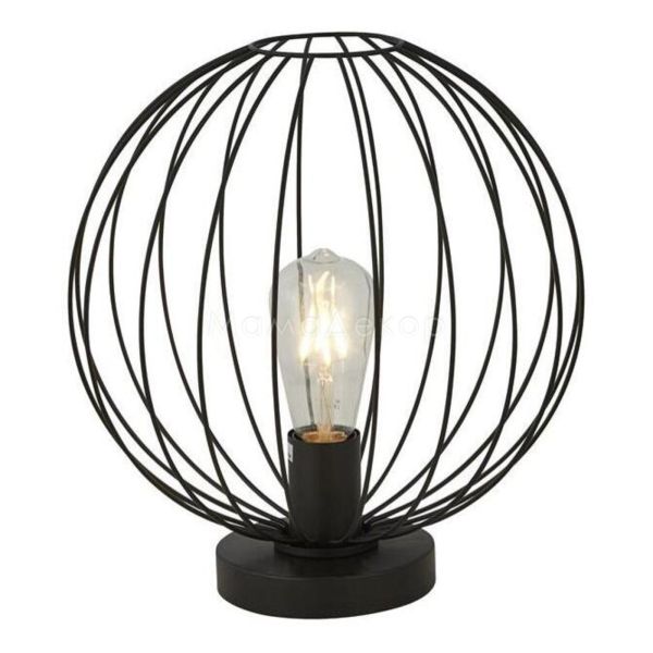 Настольная лампа Searchlight EU60828BK Rondo Table Lamp - Black Wire Frame