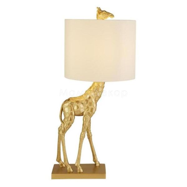 Настільна лампа Searchlight EU60887 Giraffe Table Lamp - Gold With Ivory Shade