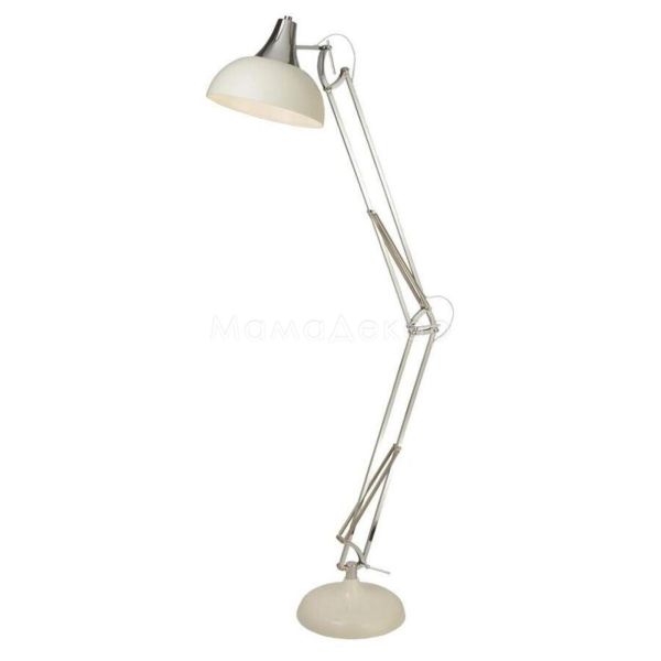 Торшер Searchlight EU8082CR Goliath Floor Lamp - Cream & Chrome