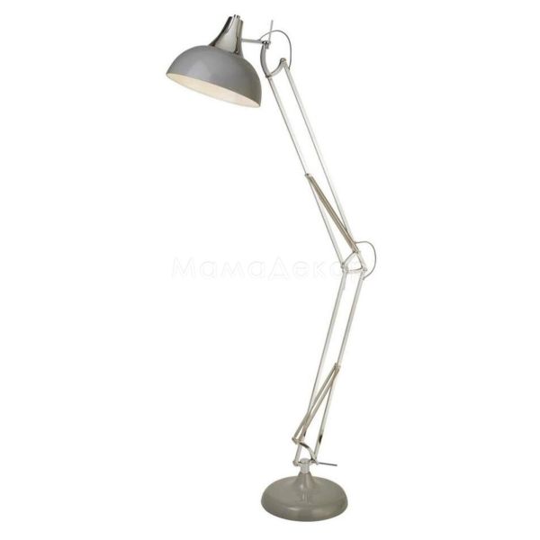 Торшер Searchlight EU8082GY Goliath Floor Lamp - Grey & Chrome