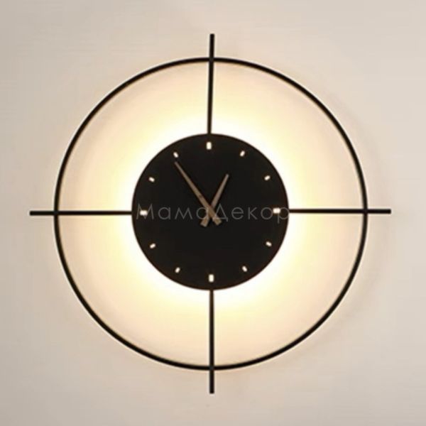 Настінний світильник Terra Svet 056059/500 BK Clock Lamp
