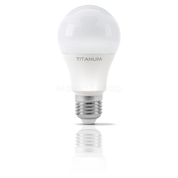 Лампа світлодіодна Titanum 24923 потужністю 8W. Типорозмір — A60 з цоколем E27, температура кольору — 4100K