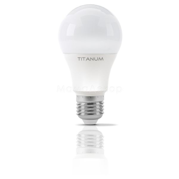 Лампа світлодіодна Titanum 26863 потужністю 10W. Типорозмір — A60 з цоколем E27, температура кольору — 4100K