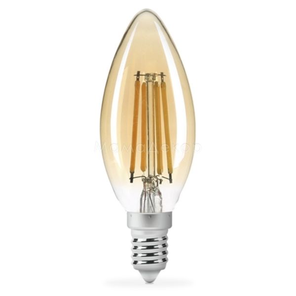 Лампа світлодіодна Titanum 25524 потужністю 4W. Типорозмір — C37 з цоколем E14, температура кольору — 2200K