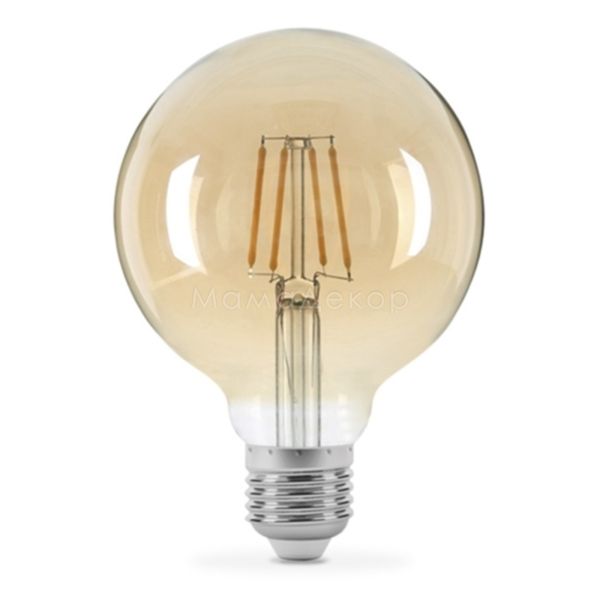 Лампа світлодіодна Titanum 25528 потужністю 6W. Типорозмір — G95 з цоколем E27, температура кольору — 2200K