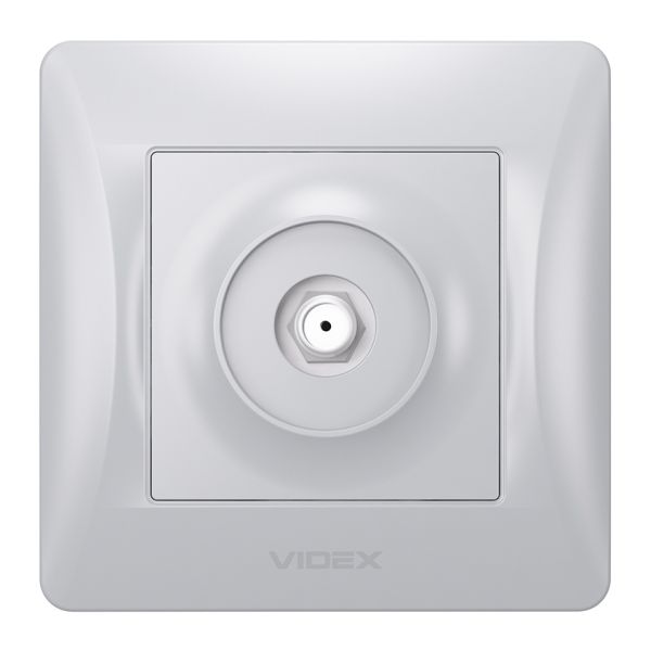 Розетка TV одиночная Videx 24905 Binera VF-BNSK1SATE-SS