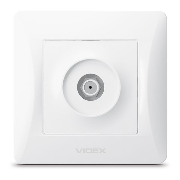 Розетка TV одиночная Videx 24441 Binera VF-BNSK1SATE-W