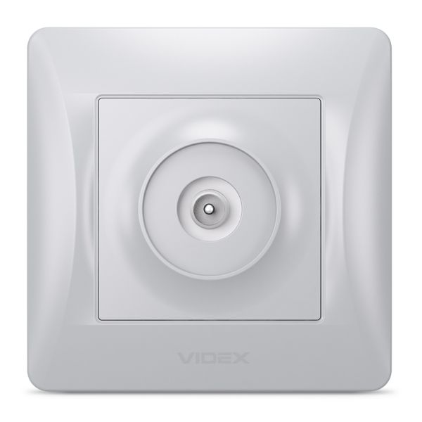 Розетка TV одиночна Videx 24906 Binera VF-BNSK1TVME-SS