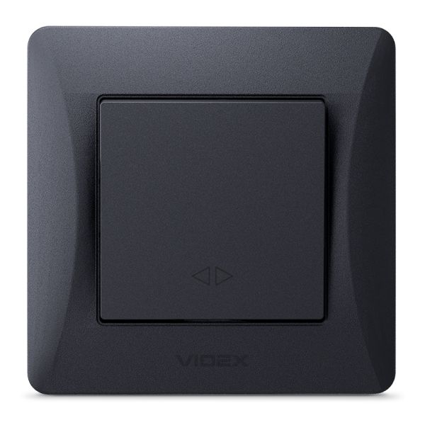 Переключатель перекрестный 1-клавишный Videx 24569 Binera VF-BNSW1I-BG