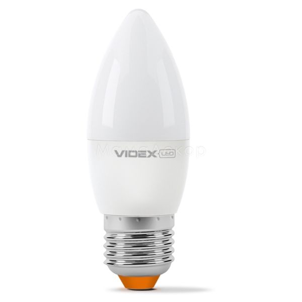Лампа світлодіодна Videx 24956 потужністю 7W з серії E Series. Типорозмір — B37 з цоколем E27, температура кольору — 3000K