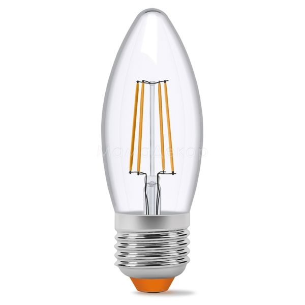 Лампа светодиодная Videx 23681 мощностью 4W из серии NeoClassic Series. Типоразмер — C37 с цоколем E27, температура цвета — 4100K