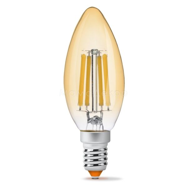 Лампа світлодіодна Videx 25795 потужністю 6W з серії NeoClassic Series. Типорозмір — C35 з цоколем E14, температура кольору — 2200K
