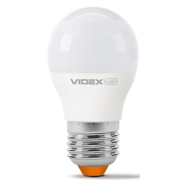 Лампа светодиодная Videx 23502 мощностью 3.5W из серии E Series. Типоразмер — G45 с цоколем E27, температура цвета — 4100K