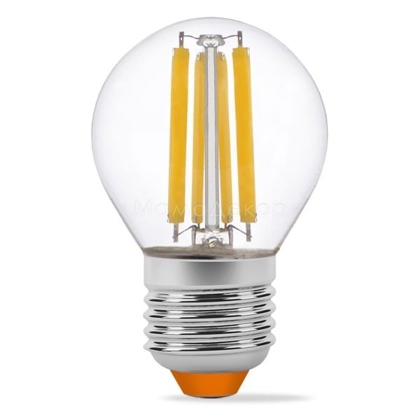 Лампа светодиодная Videx 25798 мощностью 6W из серии NeoClassic Series. Типоразмер — G45 с цоколем E27, температура цвета — 3000K