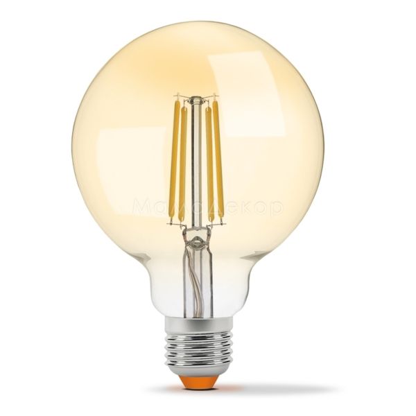 Лампа світлодіодна Videx 23977 потужністю 7W з серії NeoClassic. Типорозмір — G95 з цоколем E27, температура кольору — 2200K