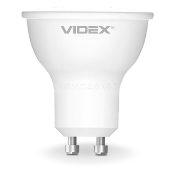 Лампа светодиодная  диммируемая Videx 27083 мощностью 6W. Типоразмер — MR16 с цоколем GU10, температура цвета — 4100K