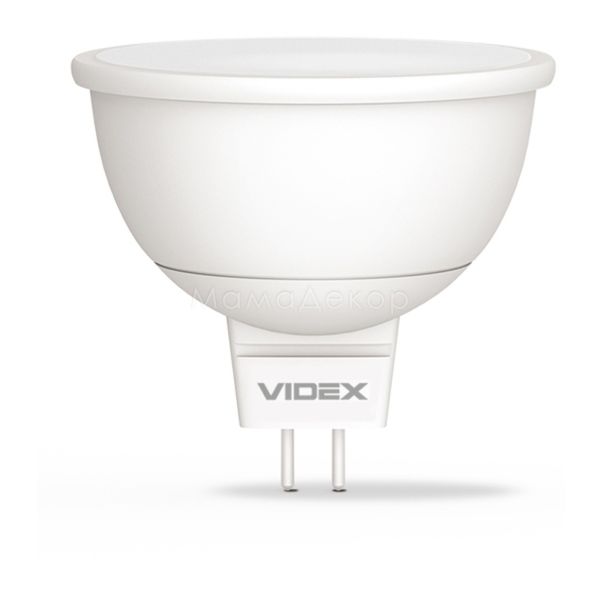 Лампа світлодіодна Videx 26410 потужністю 8W з серії E Series. Типорозмір — MR16 з цоколем GU5.3, температура кольору — 4100K