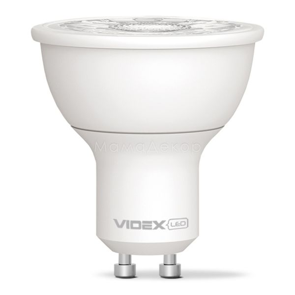 Лампа світлодіодна Videx 24867 потужністю 5W з серії E Series. Типорозмір — MR16 з цоколем GU10, температура кольору — 4100K