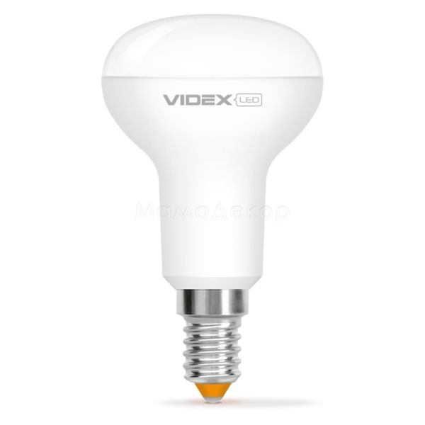 Лампа світлодіодна Videx 24140 потужністю 6W з серії E Series. Типорозмір — R50 з цоколем E14, температура кольору — 3000K