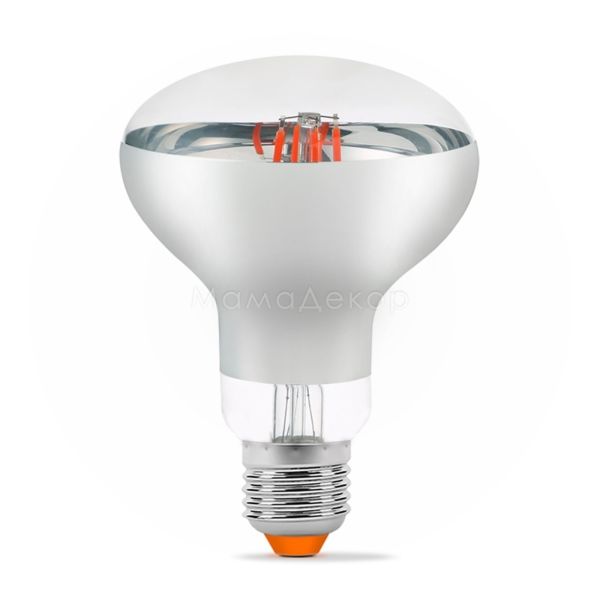 Лампа світлодіодна Videx 26413 потужністю 9W з серії Fito. Типорозмір — R80 з цоколем E27, температура кольору — 1200K