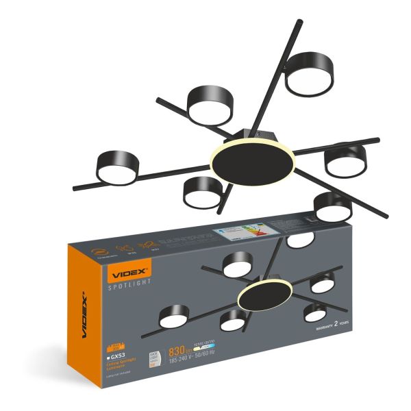 Люстра Videx 28505 VL-SPF22B-BB