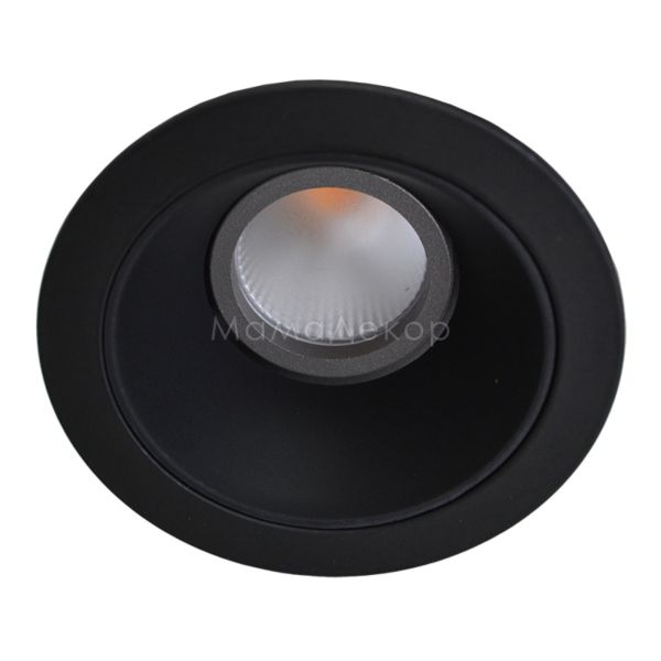 Точечный светильник Viokef 3914-011B-3-S-38 Recessed Spot Light Black 12W 3000K 38° Alea