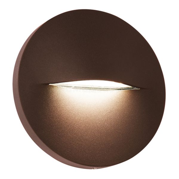 Настенный светильник Viokef 4298301 Wall Lamp Brown Round D140 Vita