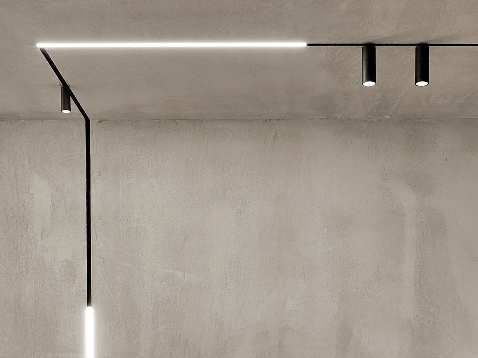 Магнитная трековая система в интерьере